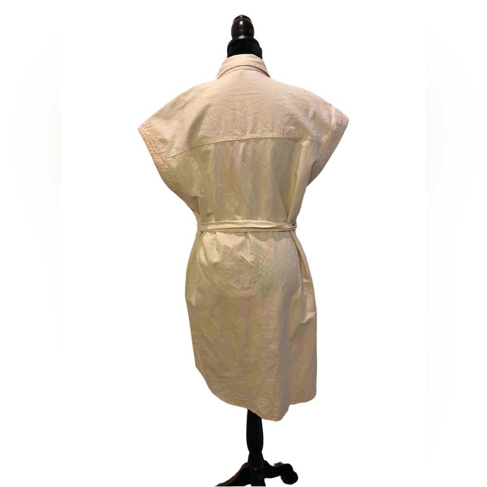 Banana Republic Cream Belted Mini Dress - Picture 3 of 5